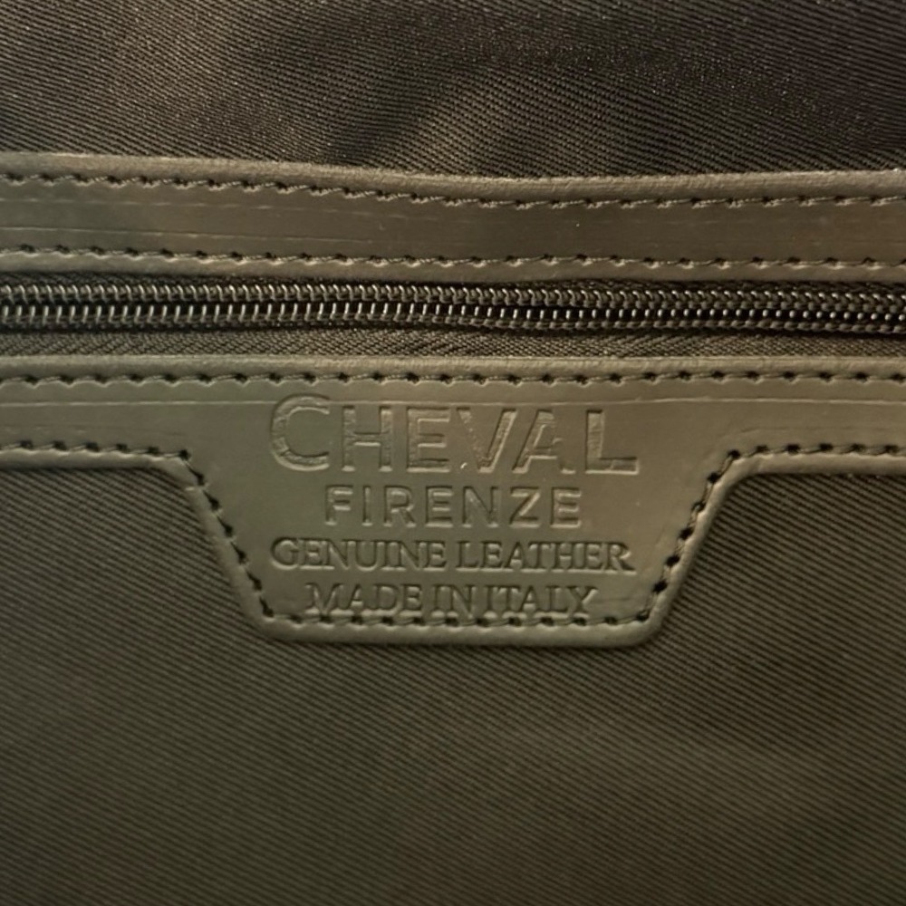 Cheval Firenze Tote Bag Womens Large Brown NEW Woven Leather Made in Italy - Picture 5 of 8